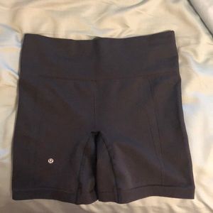Lululemon shorts, gray, high rise
